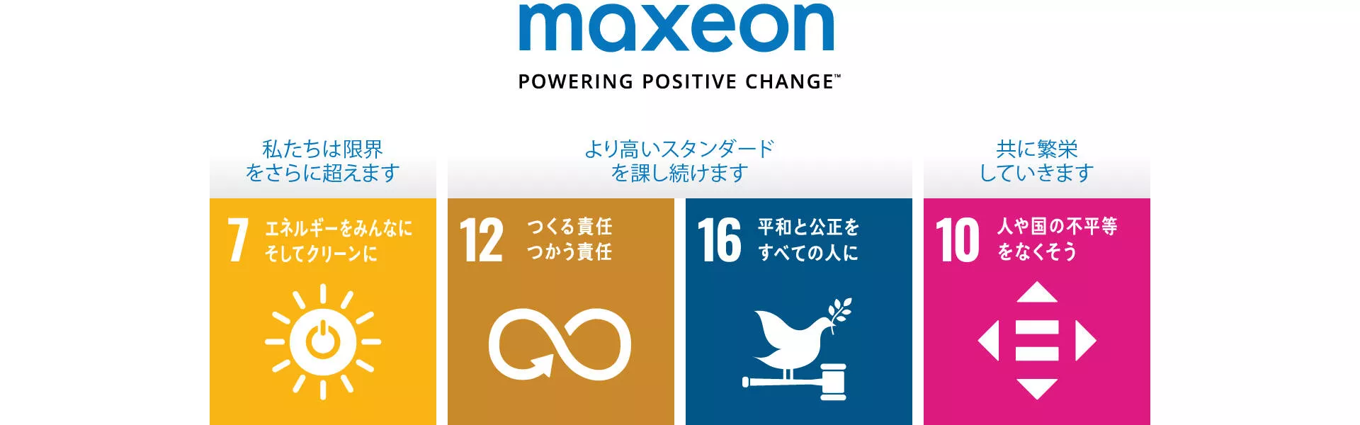 Maxeon SDG 4 goals 